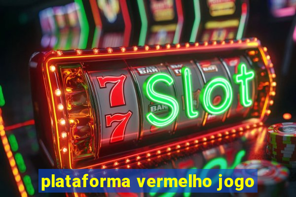 plataforma vermelho jogo